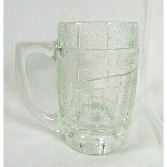 Dad's Root Beer Clear Heavy Glass Barrel Mug - Picture 1 of 6